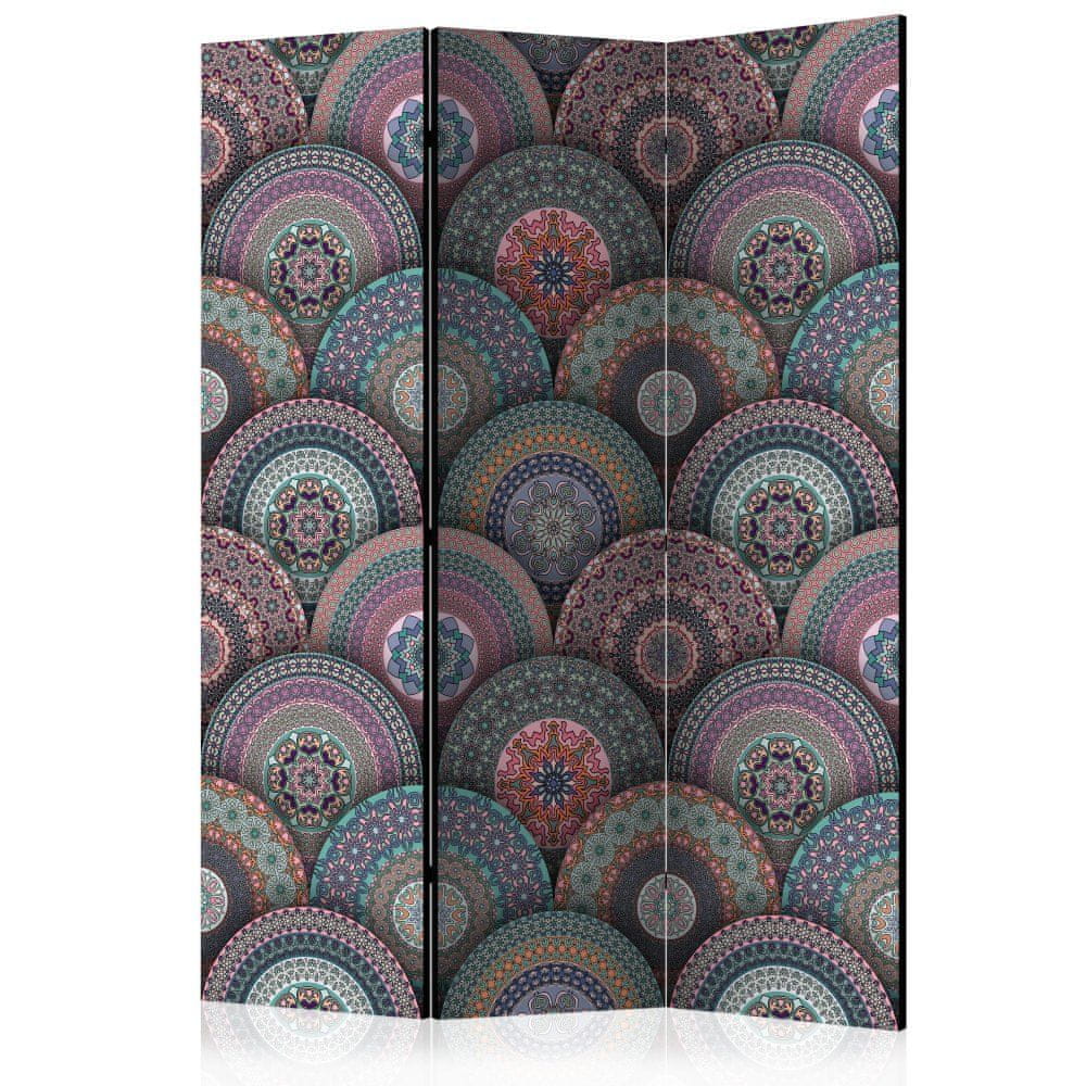 Artgeist Paraván - Orientálny kaleidoskop 135x172 plátno na drevenom ráme obojstranná potlač
