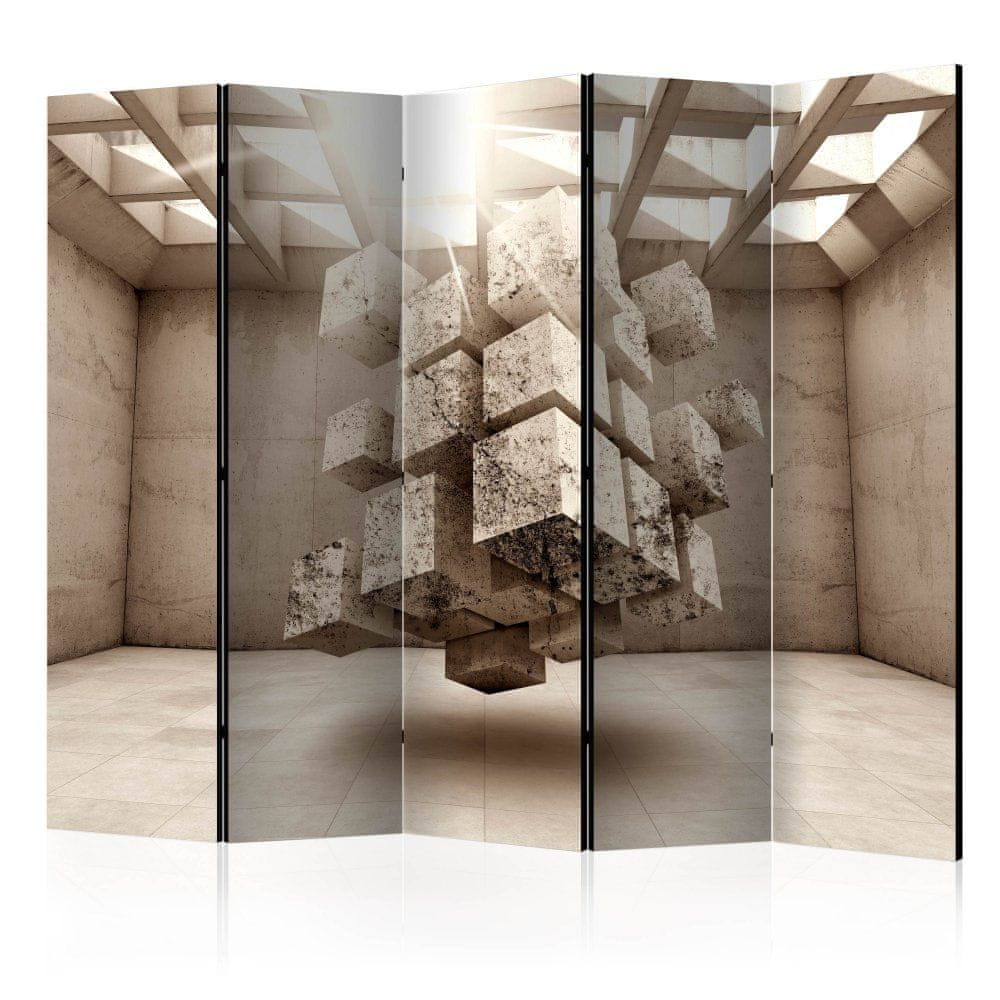 Artgeist Paraván - Väzenie v priestore II 225x172 plátno na drevenom ráme obojstranná potlač