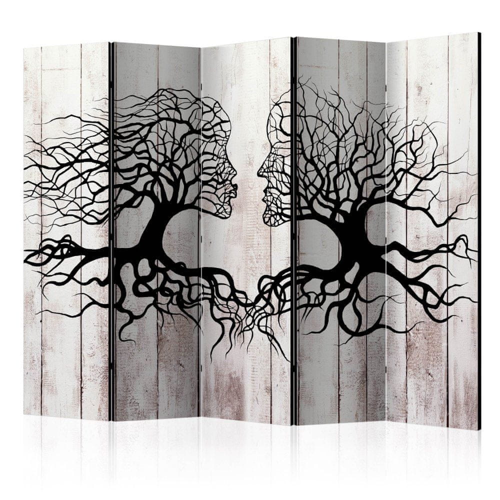 Artgeist Paraván - Bozk stromov II 225x172 plátno na drevenom ráme obojstranná potlač