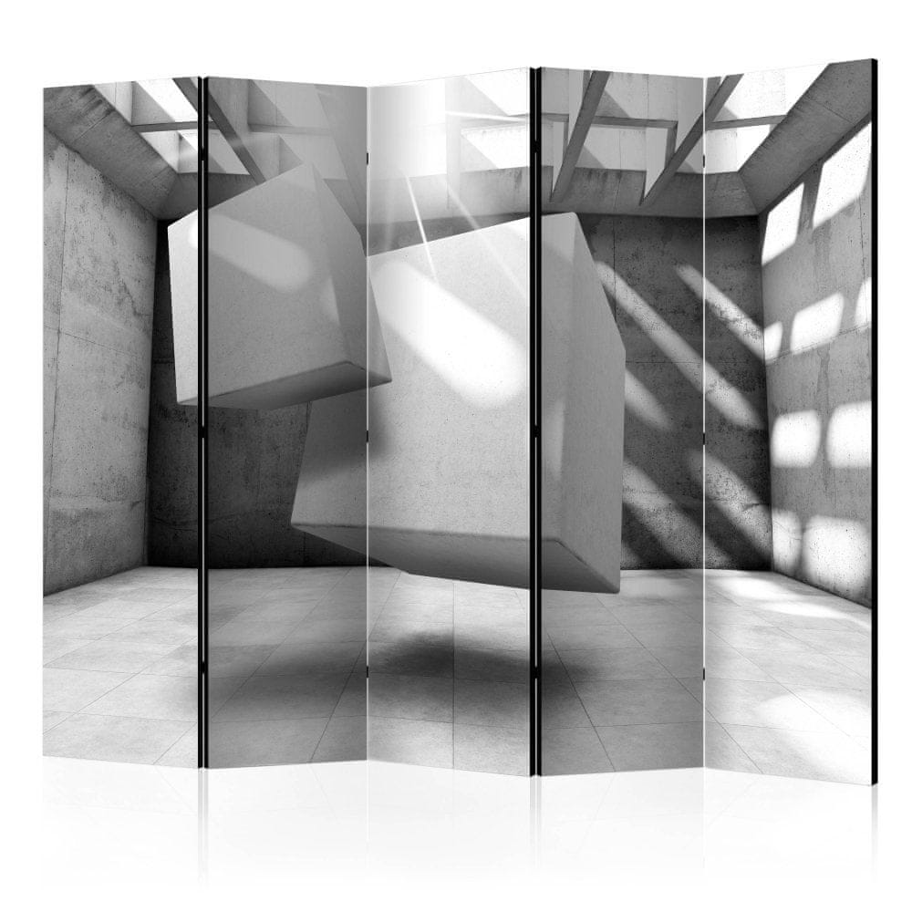 Artgeist Paraván - Tanečné štvorce II 225x172 plátno na drevenom ráme obojstranná potlač