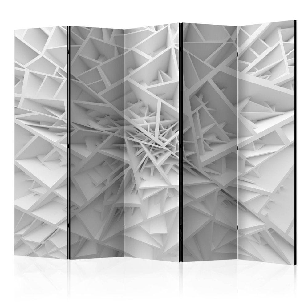 Artgeist Paraván - Biela pavučina II 225x172 plátno na drevenom ráme obojstranná potlač