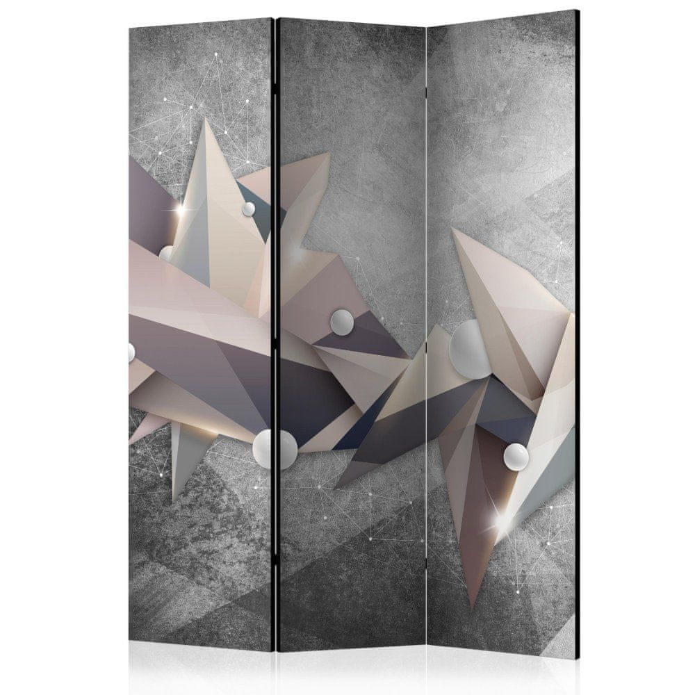 Artgeist Paraván - Geometrické súhvezdie 135x172 plátno na drevenom ráme obojstranná potlač