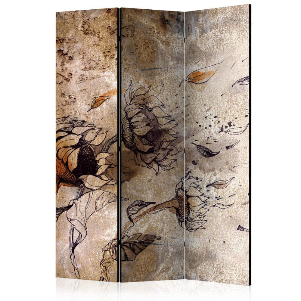 Artgeist Paraván - Dych vetra 135x172 plátno na drevenom ráme obojstranná potlač