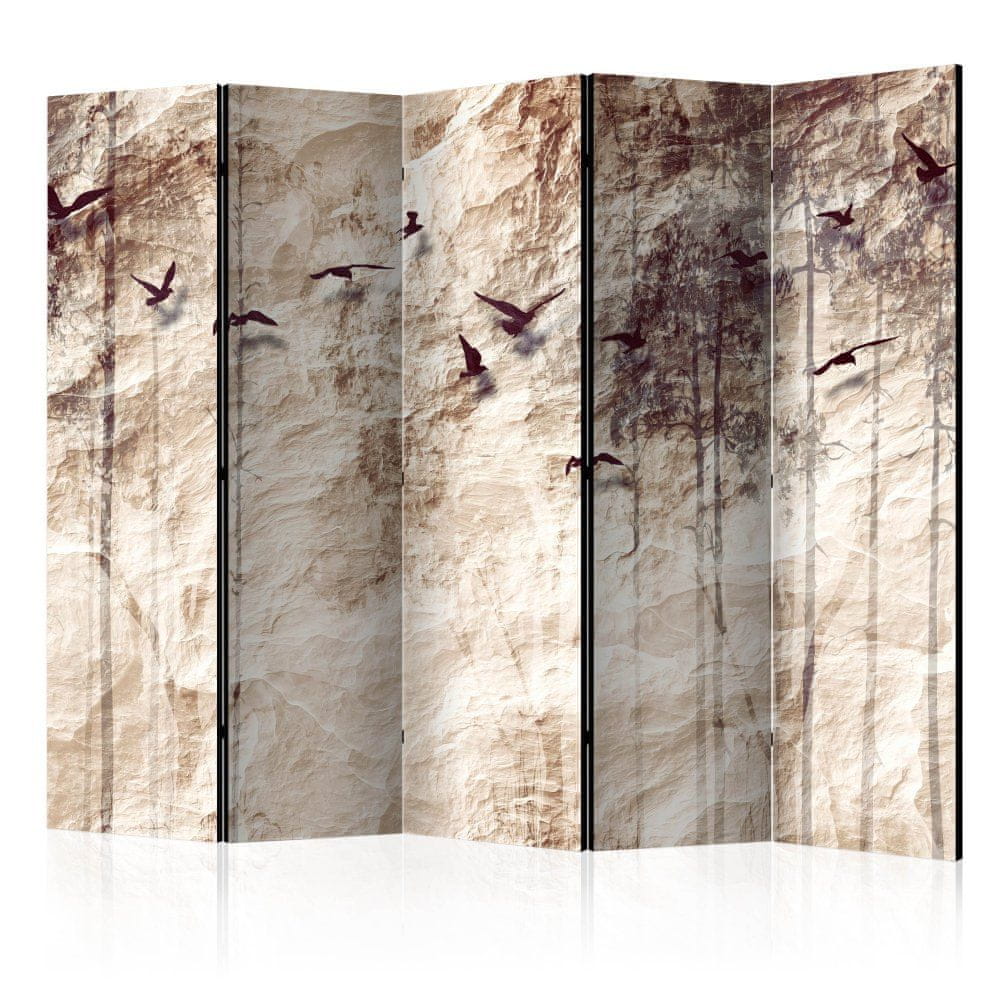 Artgeist Paraván - Papierová príroda II 225x172 plátno na drevenom ráme obojstranná potlač