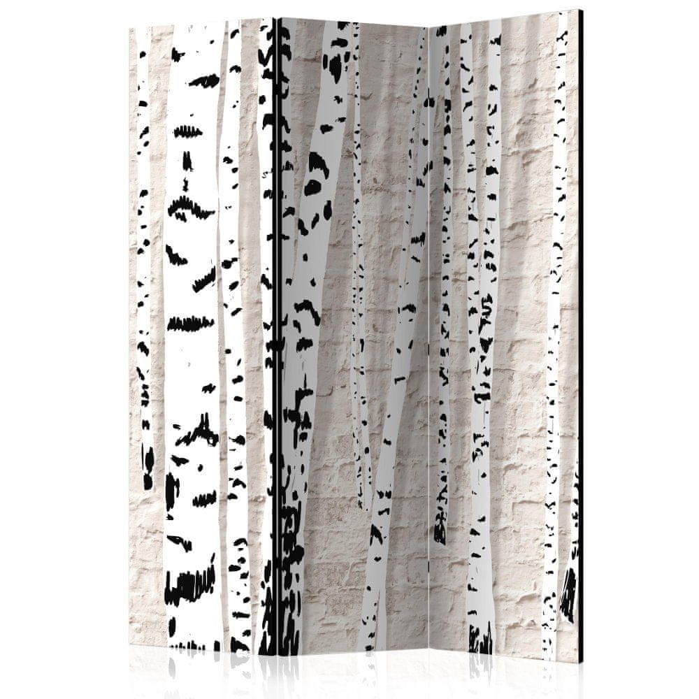 Artgeist Paraván - Brezový háj 135x172 plátno na drevenom ráme obojstranná potlač