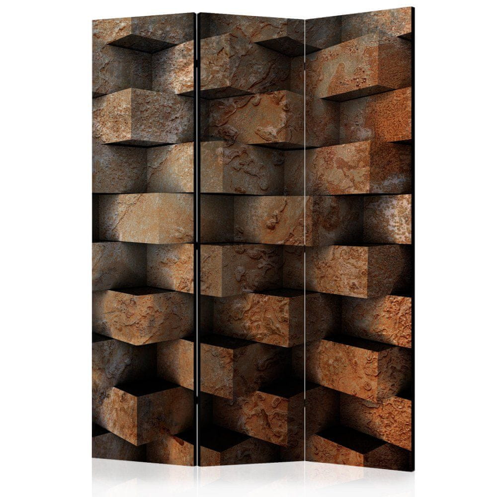 Artgeist Paraván - Tehlový pletenec 135x172 plátno na drevenom ráme obojstranná potlač