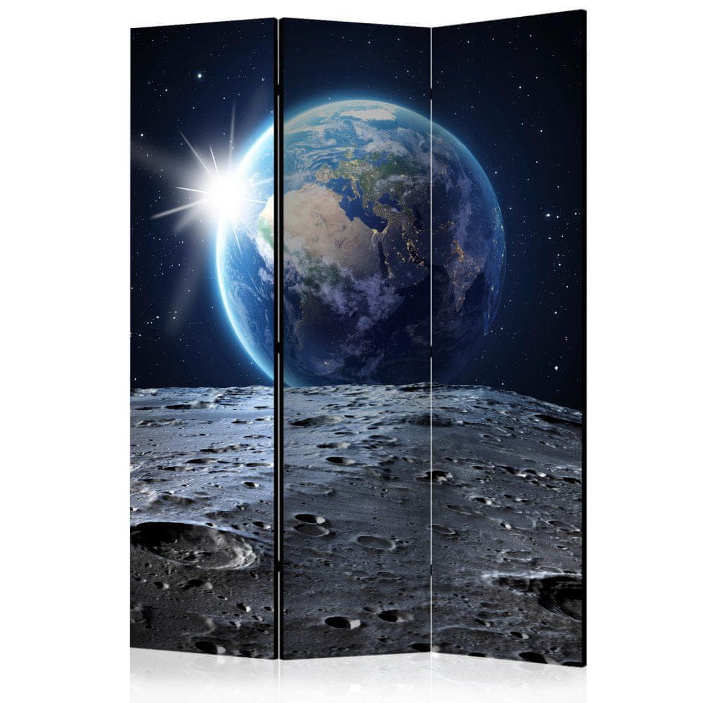 Artgeist Paraván - Pohľad na Modrú planétu 135x172 plátno na drevenom ráme obojstranná potlač