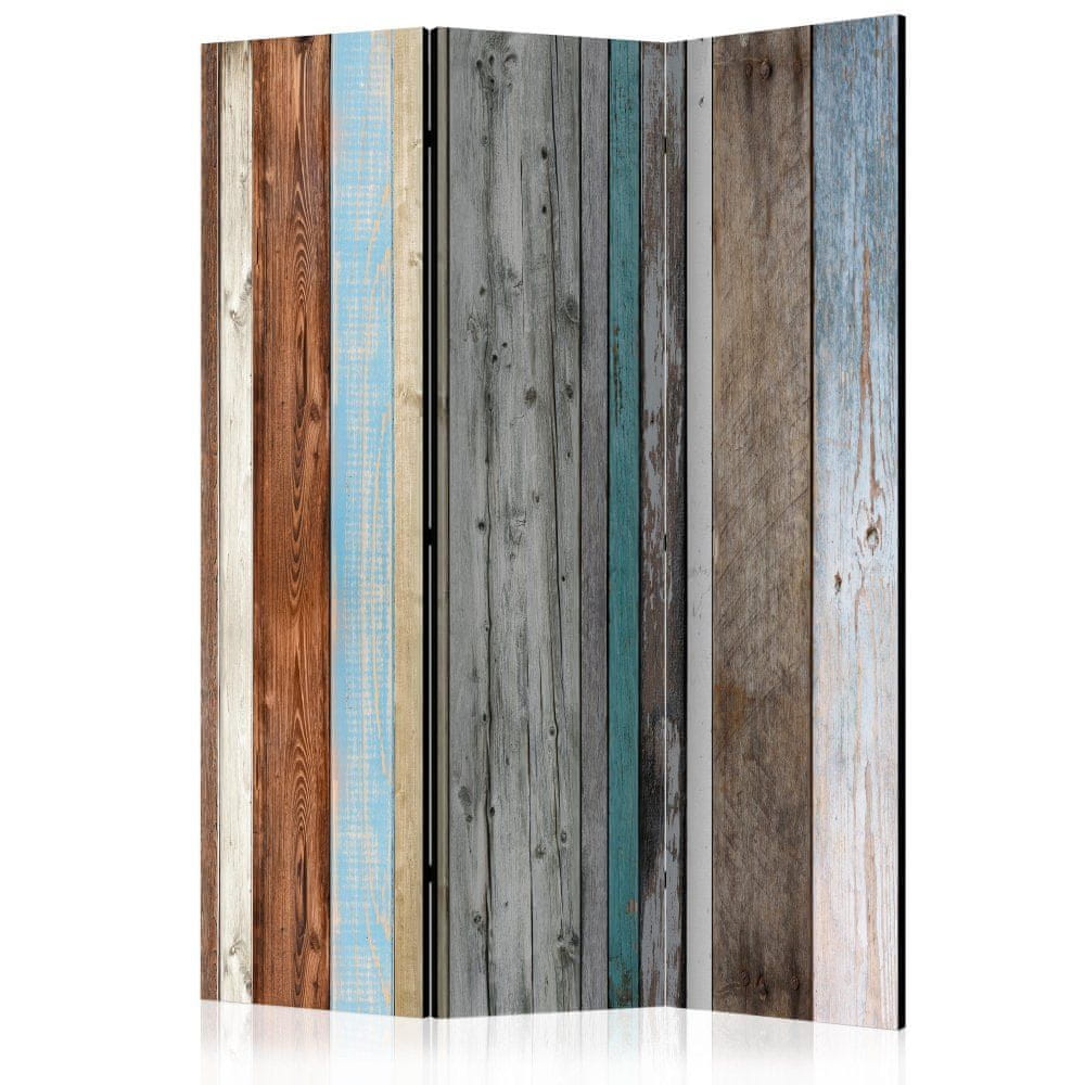 Artgeist Paraván - Usporiadanie farieb 135x172 plátno na drevenom ráme obojstranná potlač