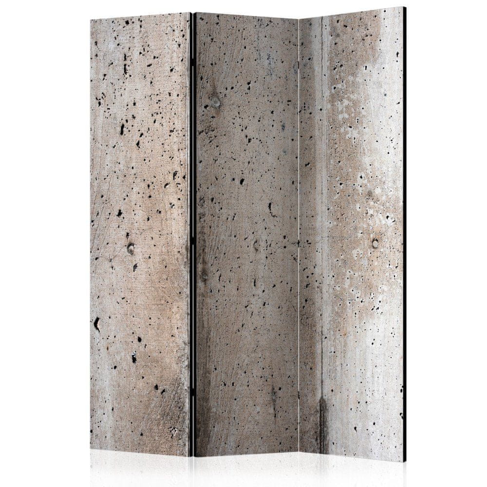 Artgeist Paraván - Starý betón 135x172 plátno na drevenom ráme obojstranná potlač