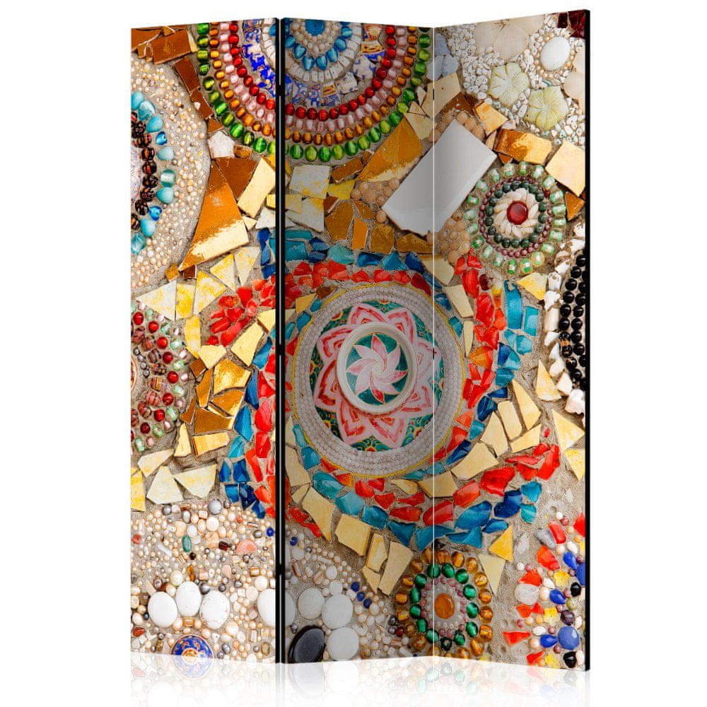 Artgeist Paraván - Marocká mozaika 135x172 plátno na drevenom ráme obojstranná potlač