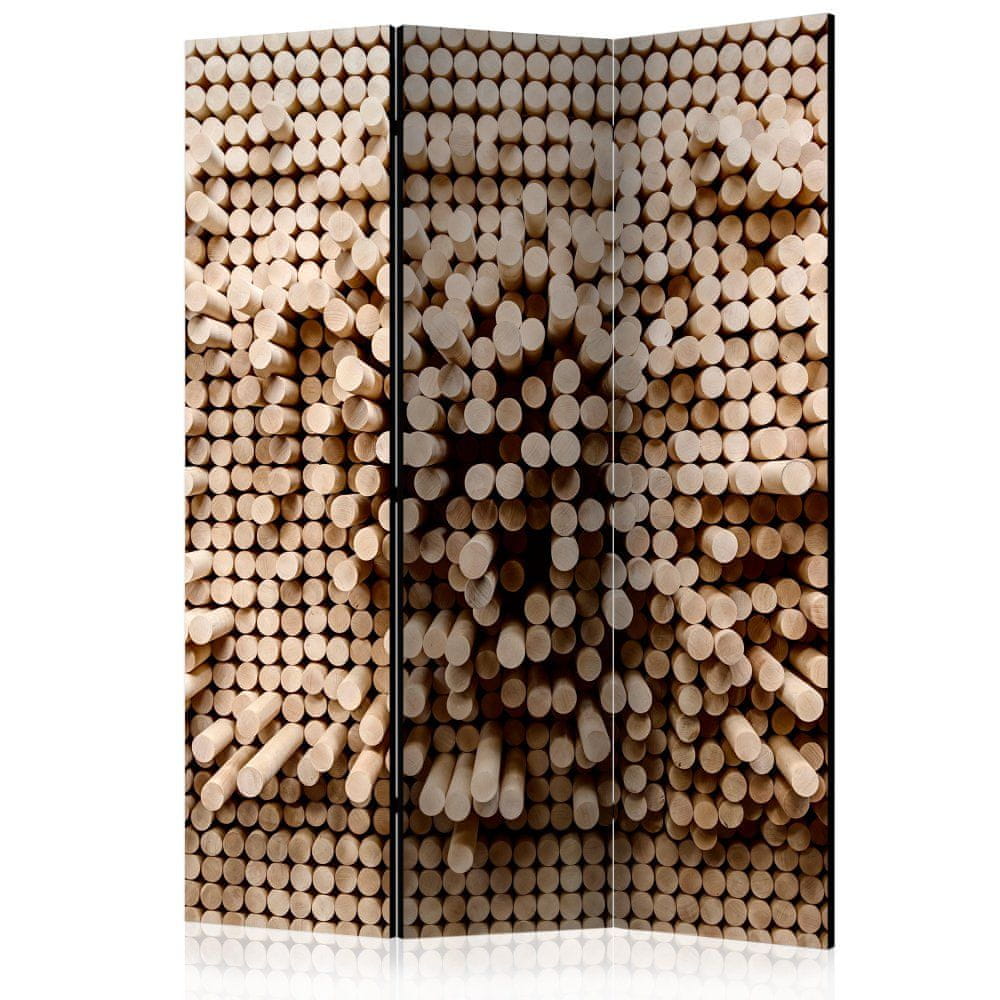 Artgeist Paraván - Puzzle s paličkami 135x172 plátno na drevenom ráme obojstranná potlač