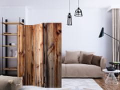 Paraván - Drevená komora 135x172 plátno na drevenom ráme obojstranná potlač
