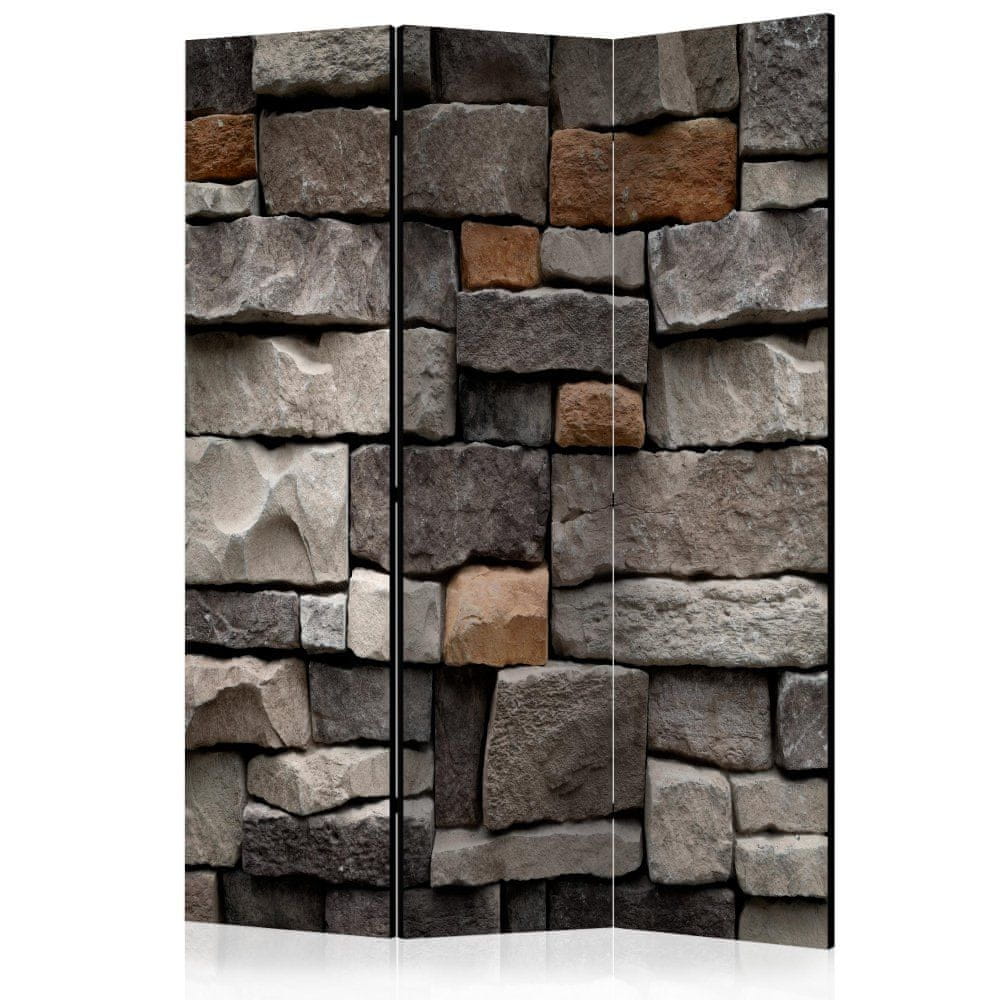 Artgeist Paraván - Kamenná pevnosť 135x172 plátno na drevenom ráme obojstranná potlač