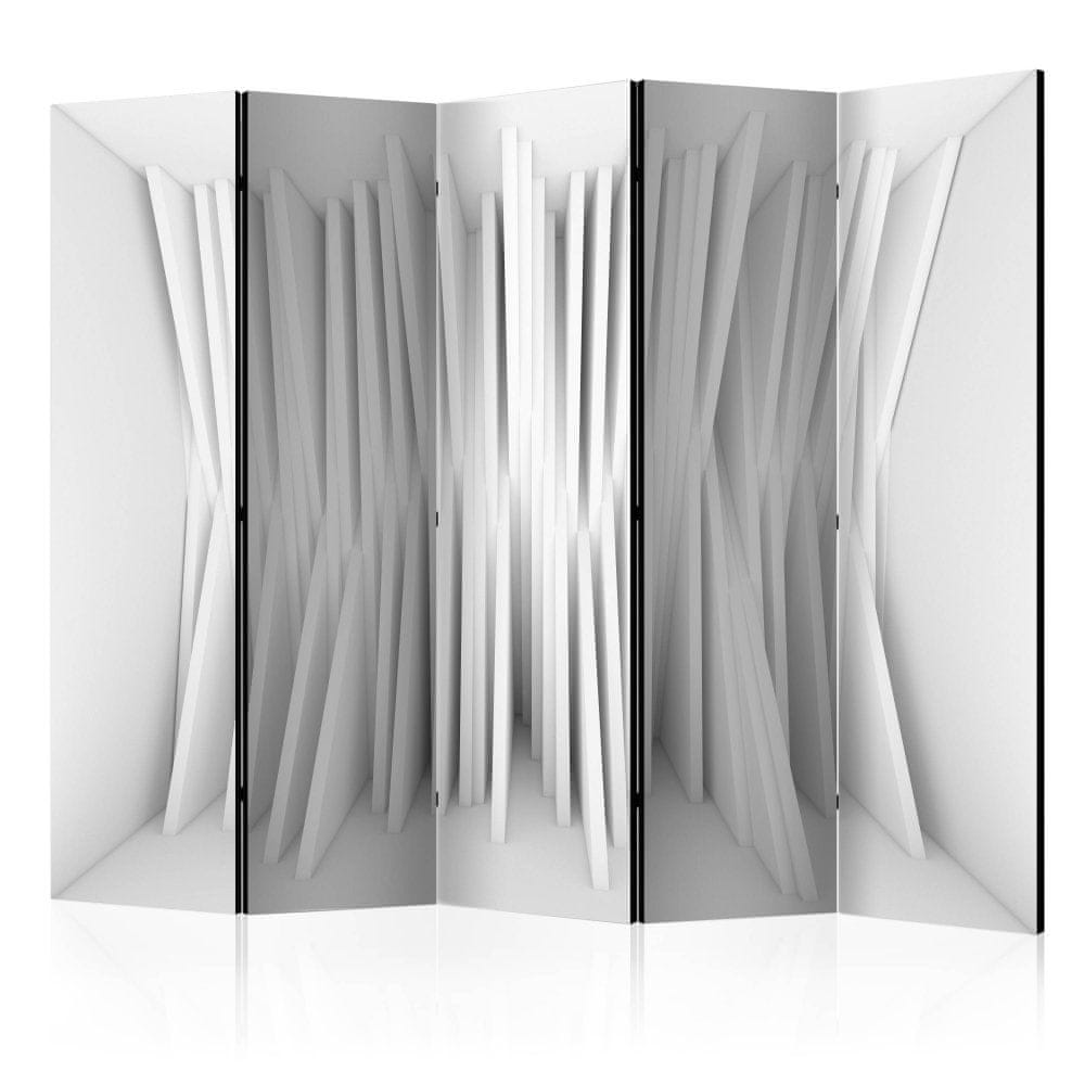 Artgeist Paraván - Vyváženie bielej II 225x172 plátno na drevenom ráme obojstranná potlač