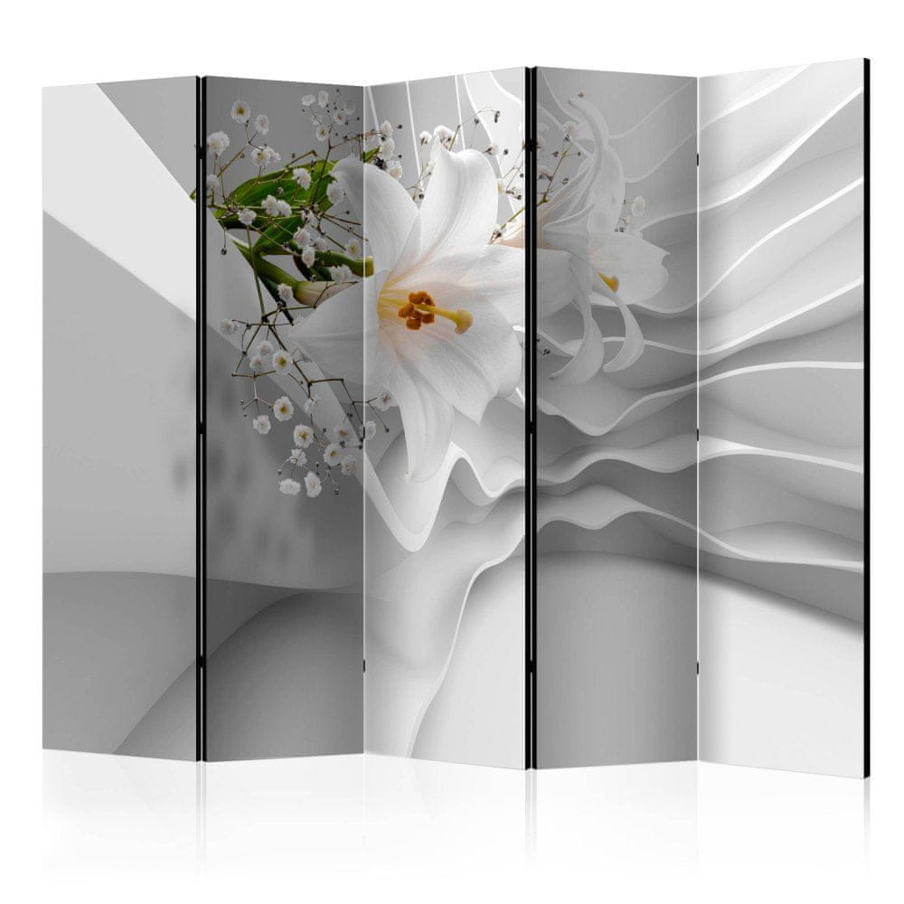 Artgeist Paraván - Kvety pre modernosť II 225x172 plátno na drevenom ráme obojstranná potlač