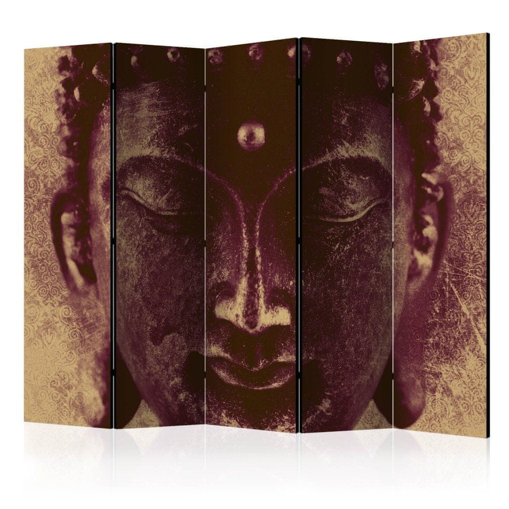 Artgeist Paraván - Múdry Budha II 225x172 plátno na drevenom ráme obojstranná potlač