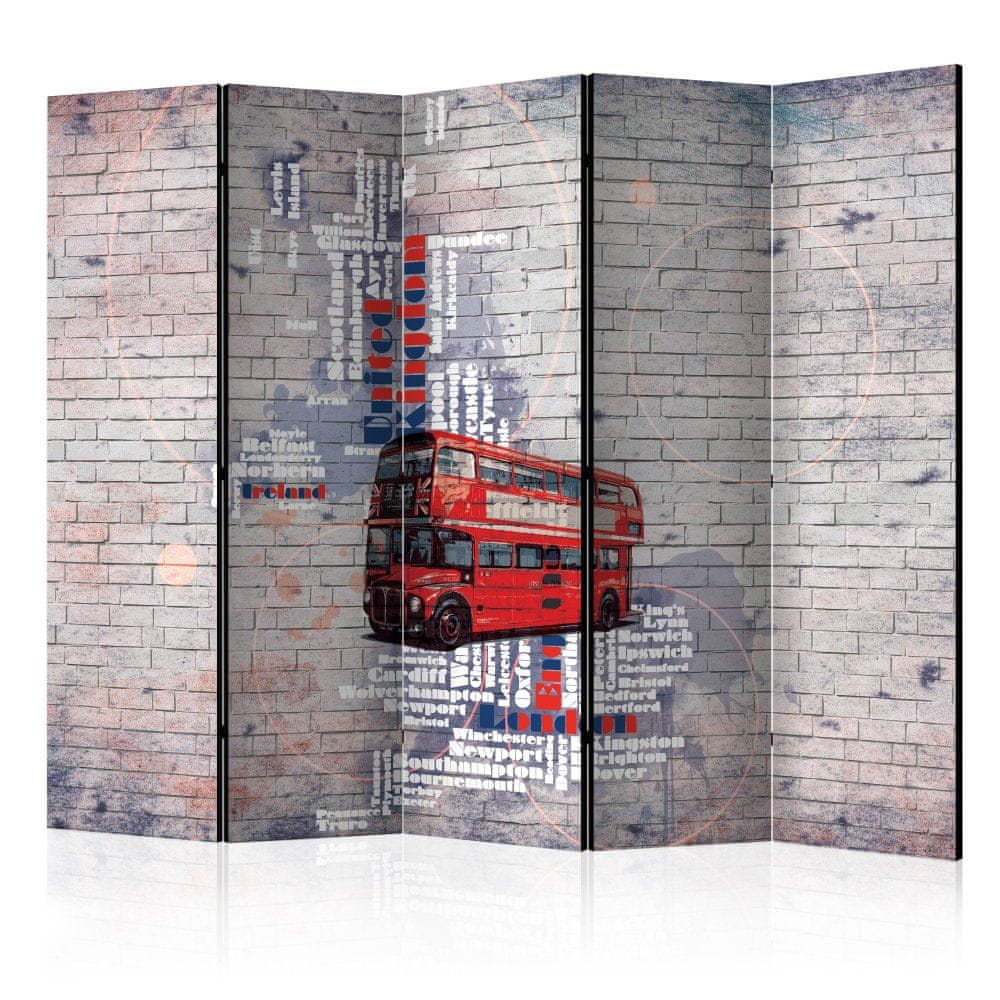 Artgeist Paraván - Môj Londýn... II 225x172 plátno na drevenom ráme obojstranná potlač