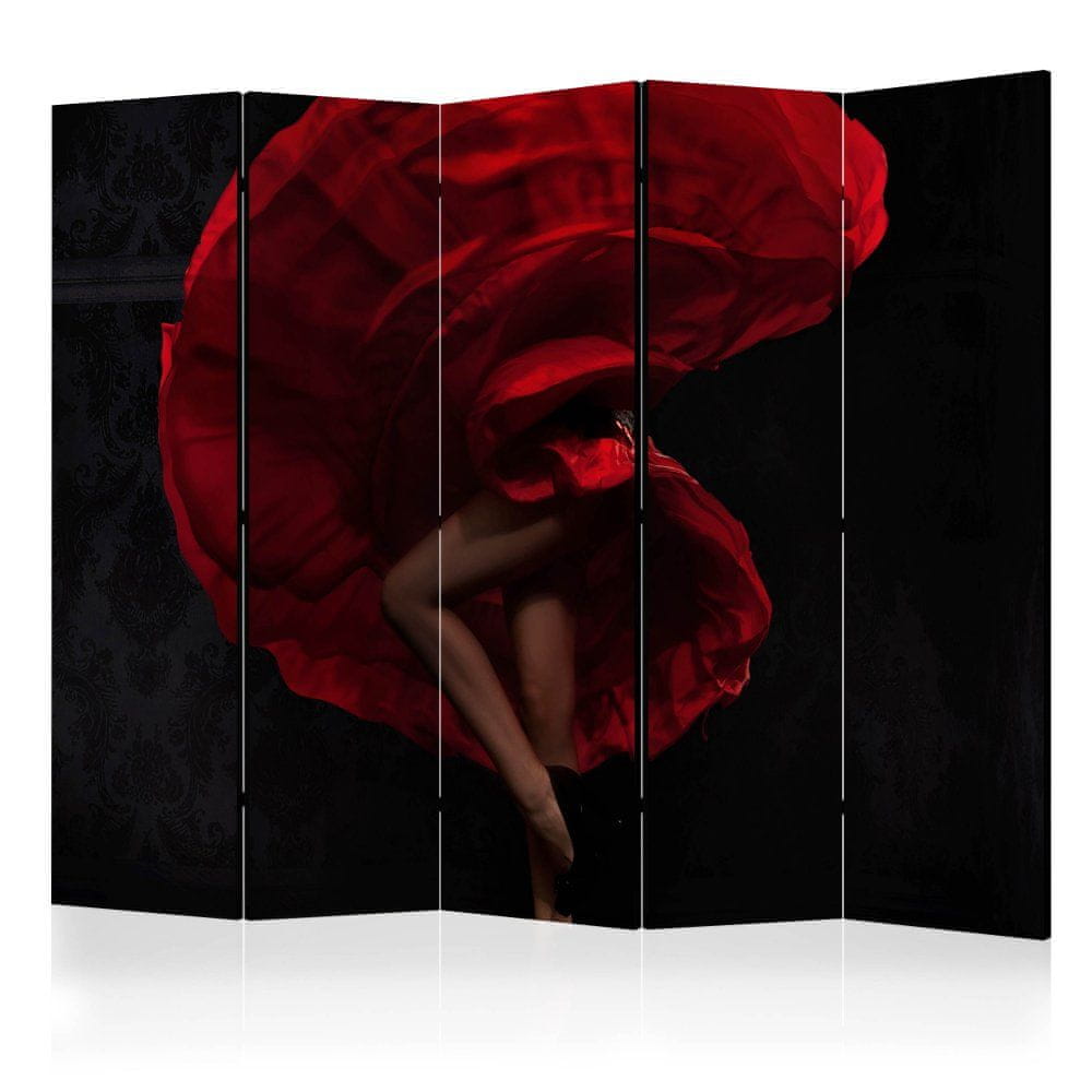 Artgeist Paraván - Flamencová tanečnica II 225x172 plátno na drevenom ráme obojstranná potlač