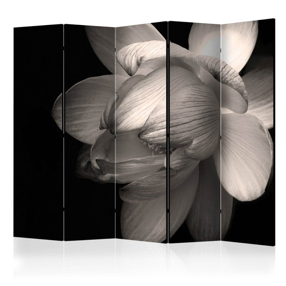 Artgeist Paraván - Lotosový kvet II 225x172 plátno na drevenom ráme obojstranná potlač