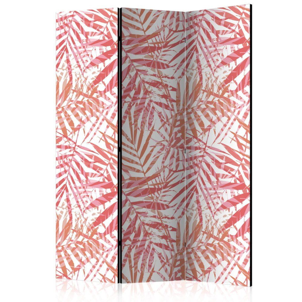 Artgeist Paraván - Červená palma 135x172 plátno na drevenom ráme obojstranná potlač