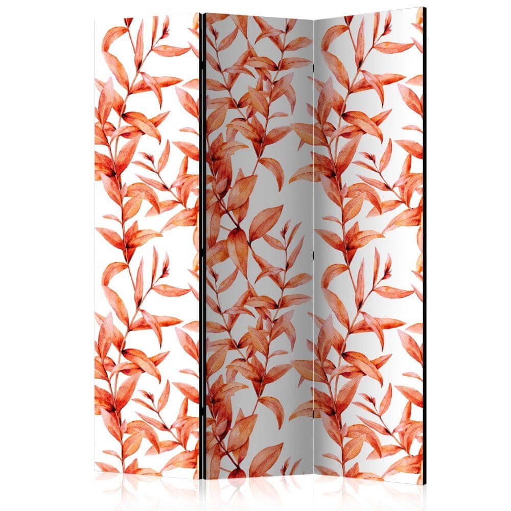 Artgeist Paraván - Koralové listy 135x172 plátno na drevenom ráme obojstranná potlač