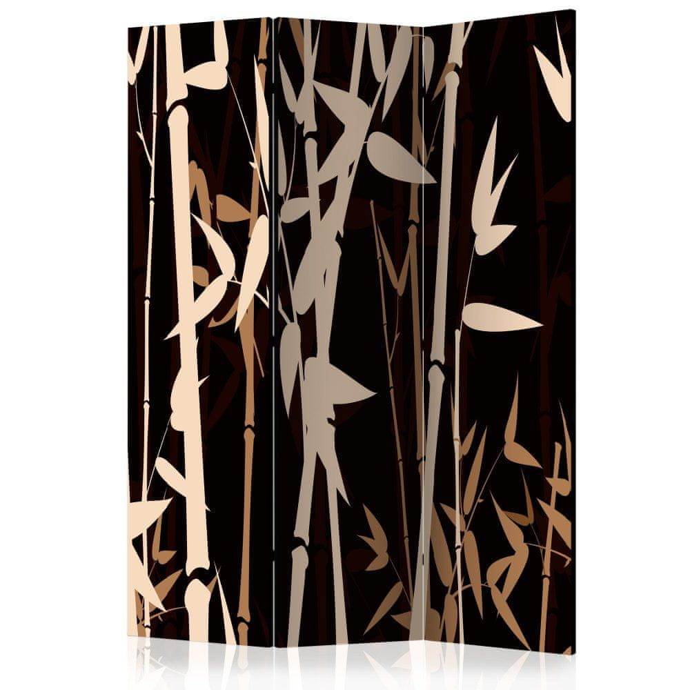 Artgeist Paraván - Bambusy 135x172 plátno na drevenom ráme obojstranná potlač