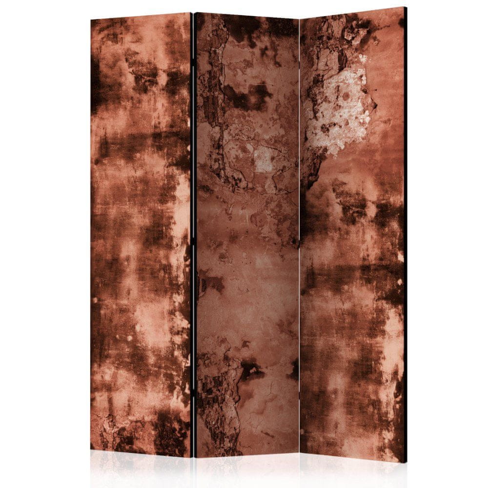 Artgeist Paraván - Hnedý betón 135x172 plátno na drevenom ráme obojstranná potlač