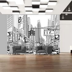 Artgeist Fototapeta - Ulice v New Yorku 200x154 vlísová tapeta na stenu