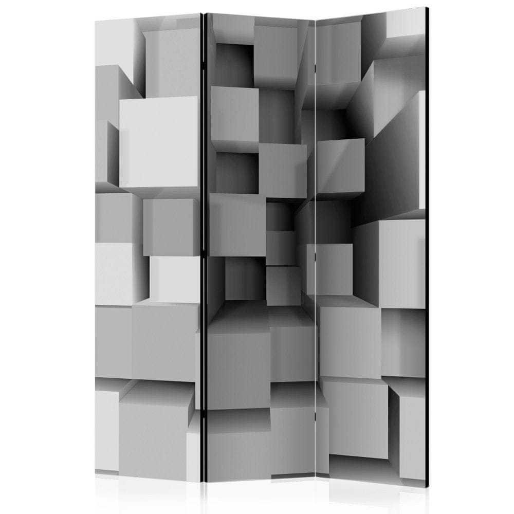 Artgeist Paraván - Geometrické puzzle 135x172 plátno na drevenom ráme obojstranná potlač