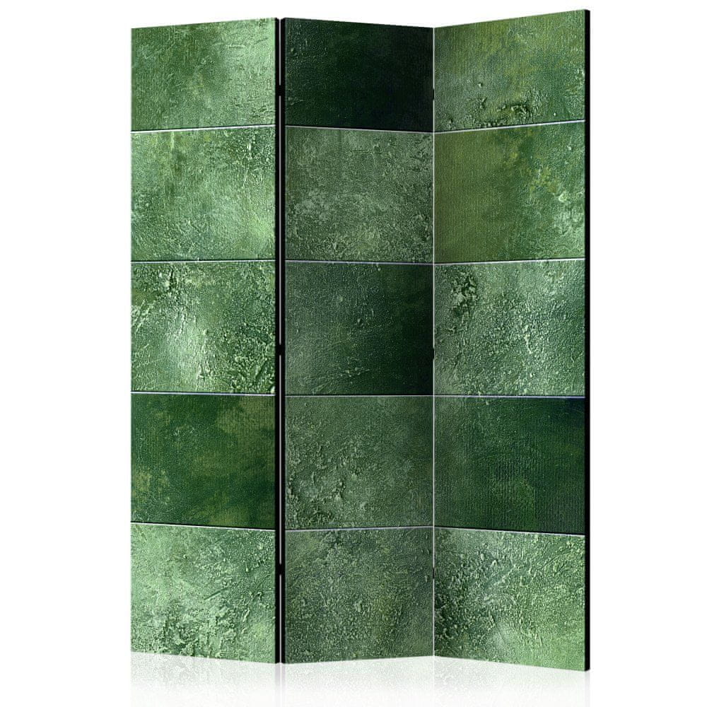 Artgeist Paraván - Zelená hádanka 135x172 plátno na drevenom ráme obojstranná potlač