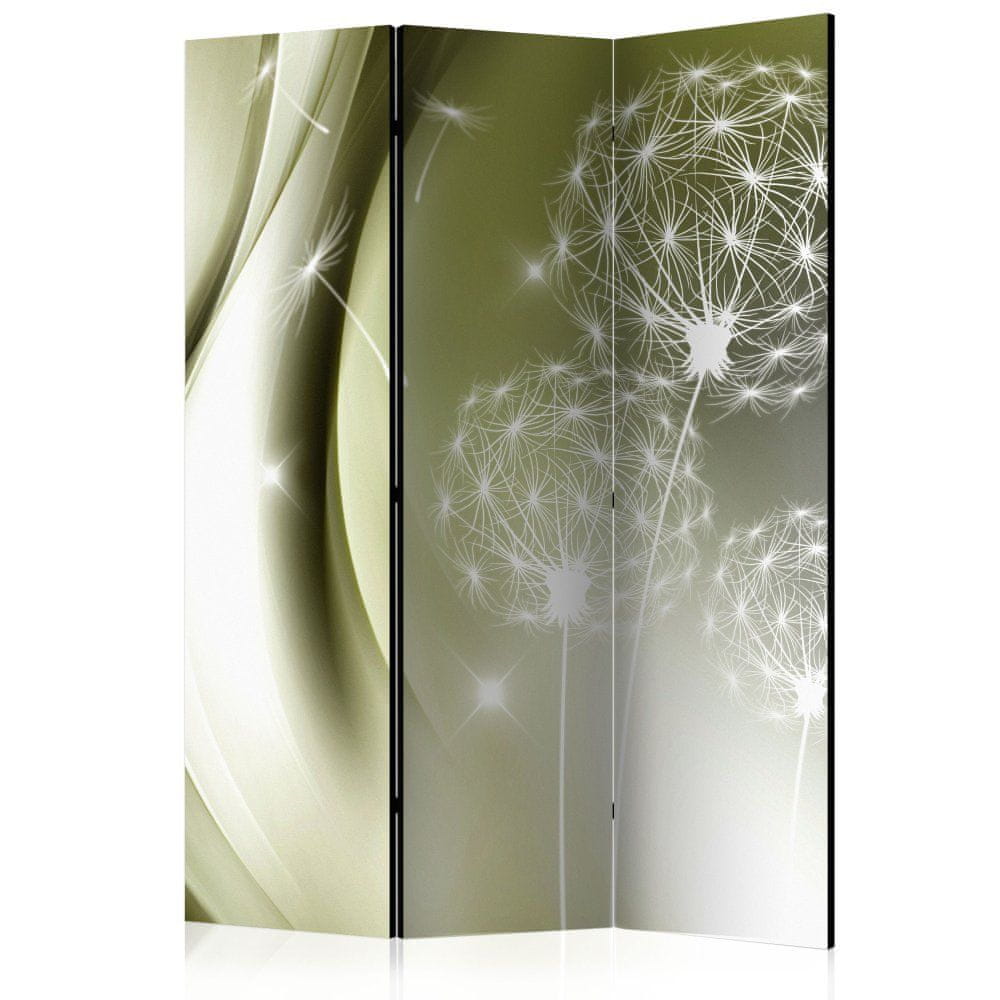 Artgeist Paraván - Zelená neha 135x172 plátno na drevenom ráme obojstranná potlač