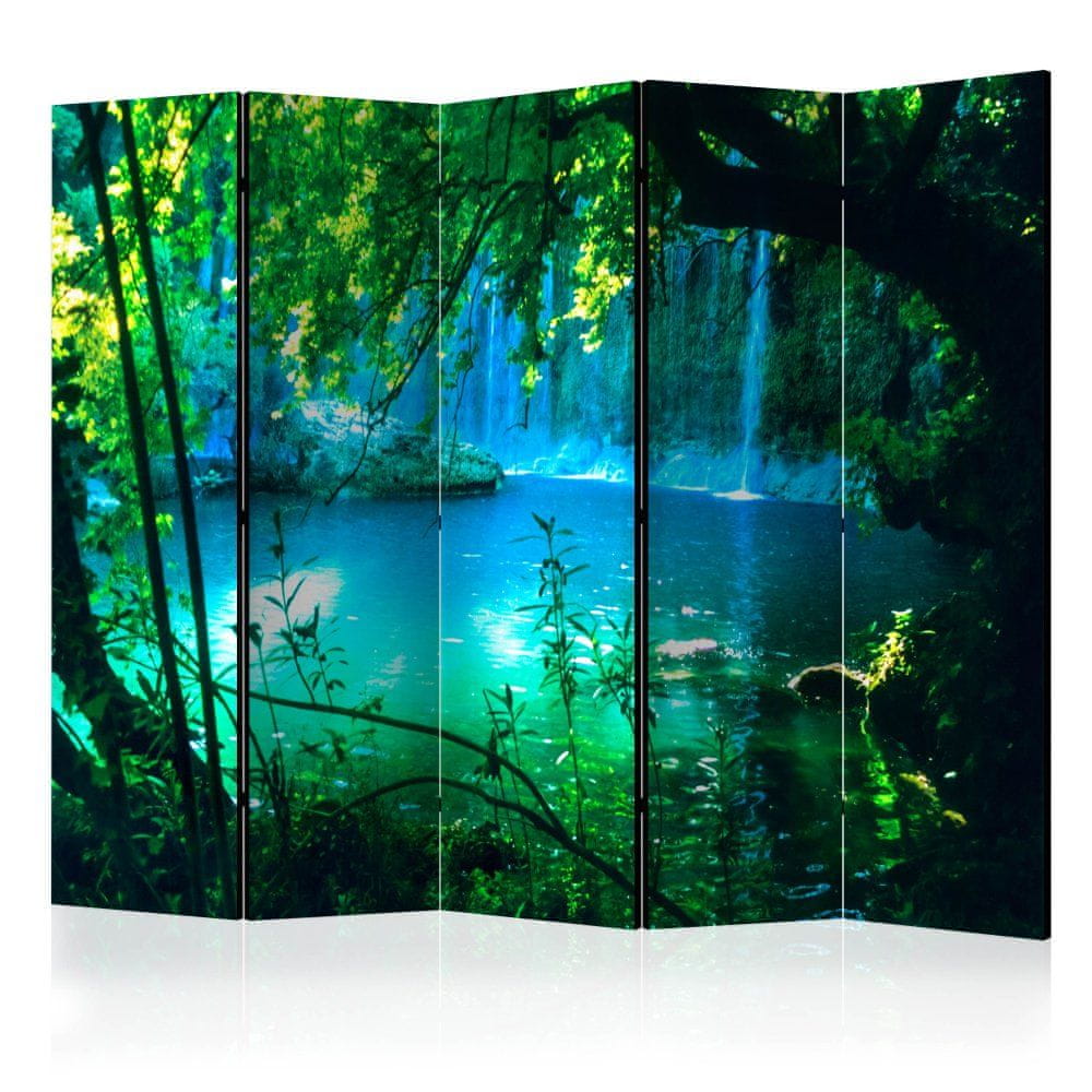 Artgeist Paraván - Vodopády Kursunlu II 225x172 plátno na drevenom ráme obojstranná potlač