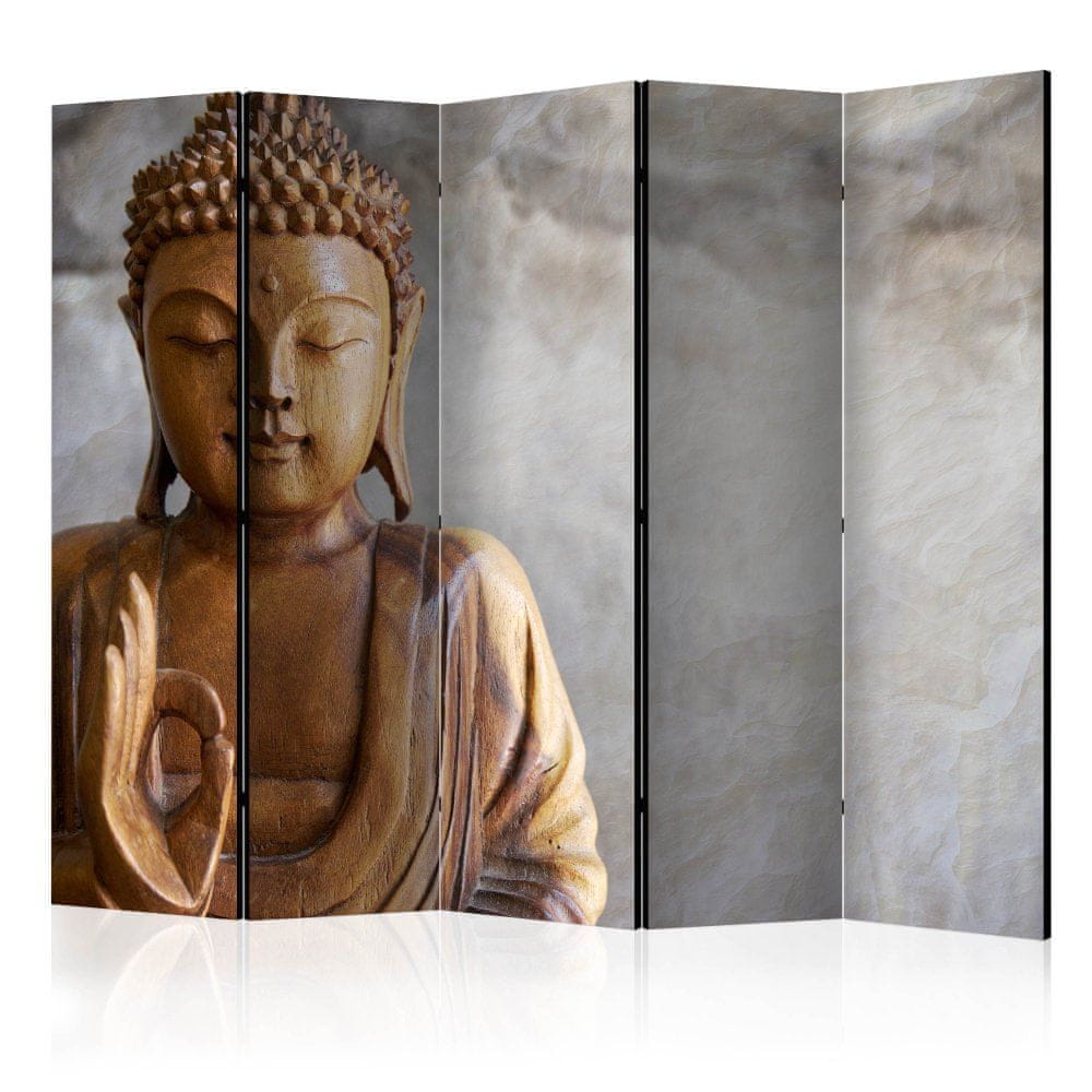 Artgeist Paraván - Budha II 225x172 plátno na drevenom ráme obojstranná potlač