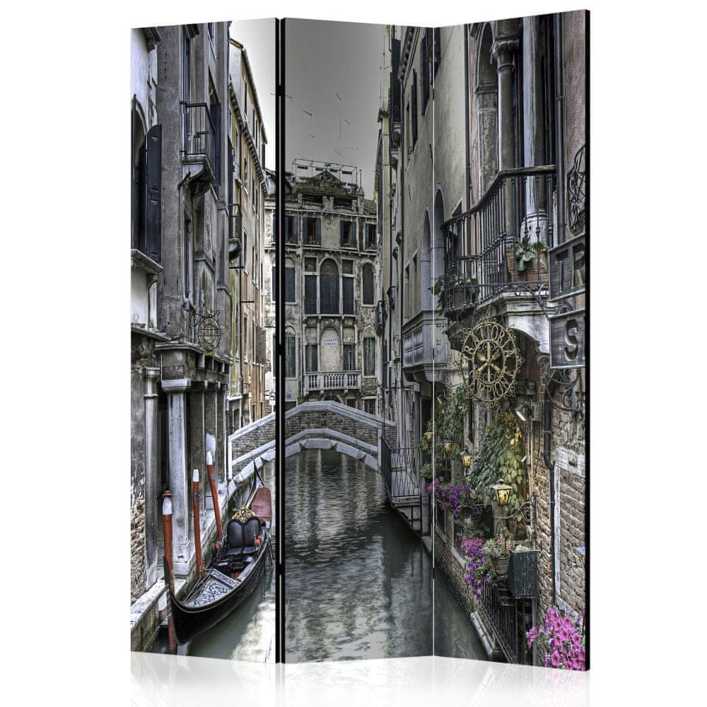 Artgeist Paraván - Romantické Benátky 135x172 plátno na drevenom ráme obojstranná potlač