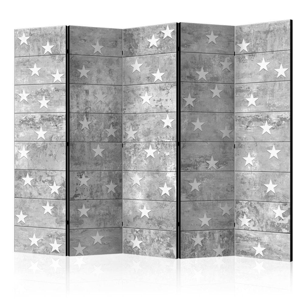 Artgeist Paraván - Hviezdy na betóne II 225x172 plátno na drevenom ráme obojstranná potlač