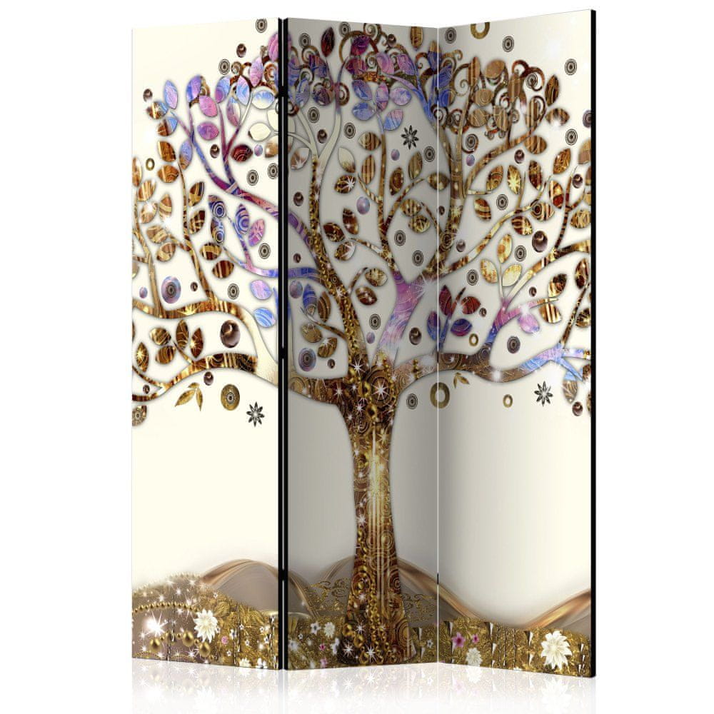 Artgeist Paraván - Zlatý strom 135x172 plátno na drevenom ráme obojstranná potlač