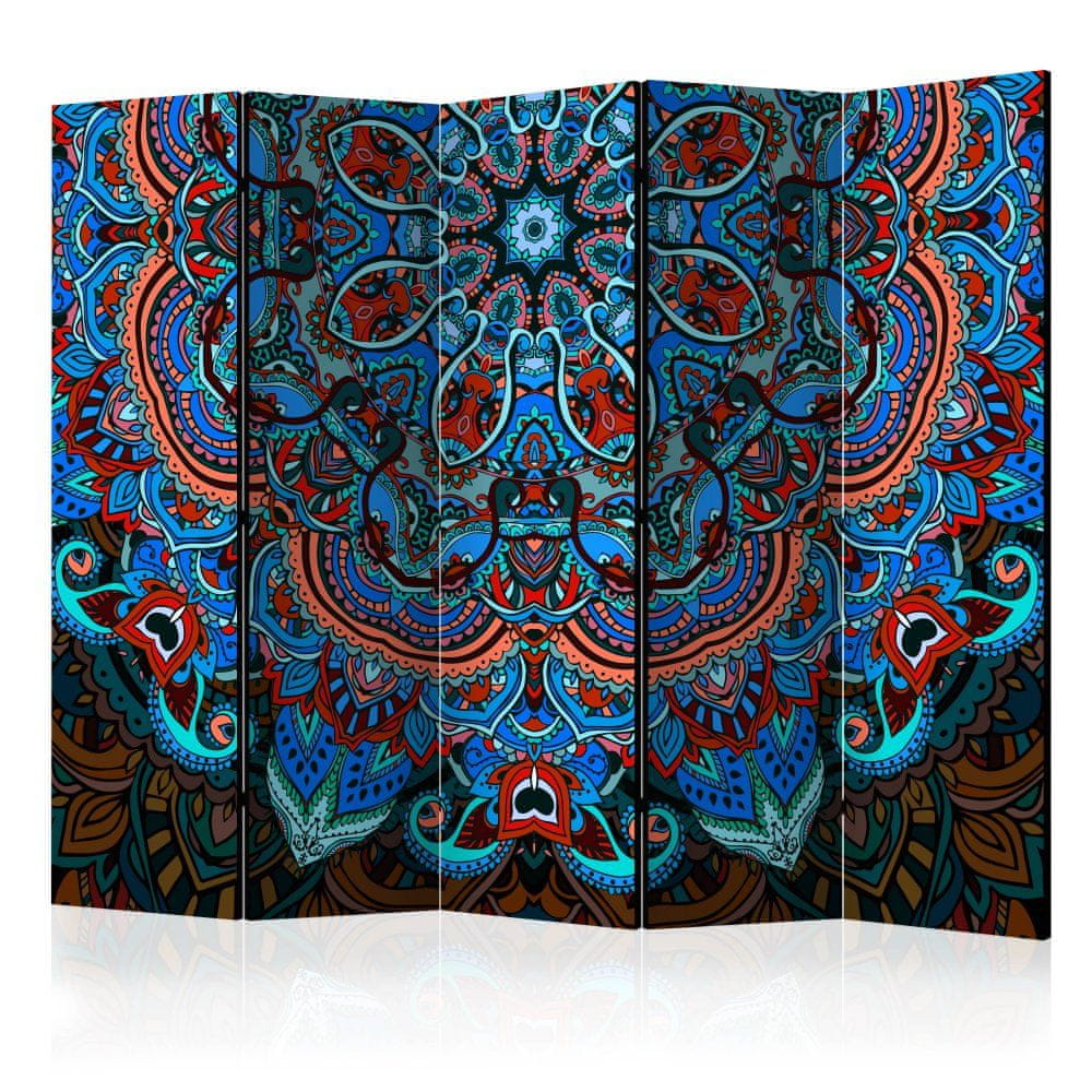 Artgeist Paraván - Modrá fantázia II 225x172 plátno na drevenom ráme obojstranná potlač
