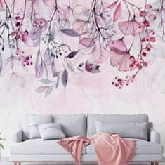 Artgeist Fototapeta - Hmlistá príroda (ružová) 450x315 vlísová tapeta na stenu