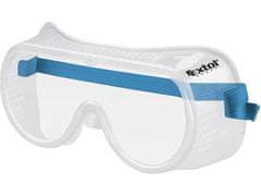 Extol Craft Ochranné brýle (97303) číre, priamo vetrané, polykarbonátový panoramatický zorník triedy F
