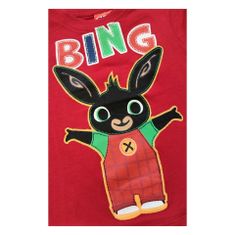 Eplusm Chlapčenské tričko s dlhým rukávom "Bing" červená Červená