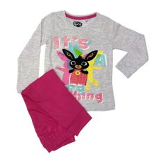 Eplusm Dievčenské bavlnené pyžamo "Bing" ružová 116 / 5–6 rokov Ružová