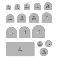 Kabber Lux Set 10 párov kvalitné náhradne pätníky s bodcom priemer 2,95 mm veľkosť 8 mm farba béžové