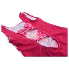Eplusm Dievčenské jednodielne plavky "Peppa Pig" ružová 92–98 / 2–3 roky Ružová