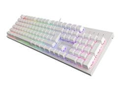 Genesis herná mechanická klávesnica THOR 303/RGB/Outemu Brown/Drôtová USB/US layout/Biela