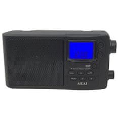 Akai Prenosné FM rádio , APR-2418, LCD displej, 0,8 W RMS