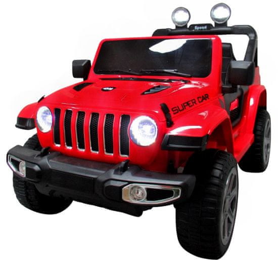 R-Sport Veľký Jeep X4 4x4 Červený