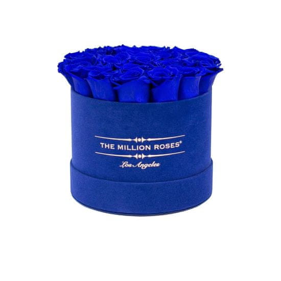The Million Roses Malý box - modré trvácne ruže