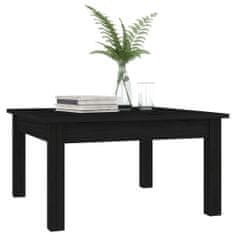Vidaxl Konferenčný stolík čierny 55x55x30 cm borovicový masív