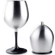 Gsi Skladacie poháre GSI Glacier Stainless Nesting Red Wine Glass