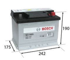 Bosch S3 56Ah Autobatéria 12V , 480A , 0 092 S30 050